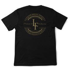 LF Heritage Black Unisex T-Shirt – Signature Crest Edition