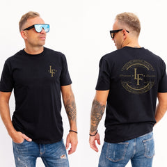 LF Heritage Black Unisex T-Shirt – Signature Crest Edition