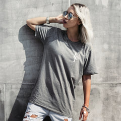 LF Heritage Gray Unisex T-Shirt – Classic Text Logo Edition
