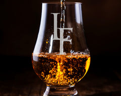 LF Etched Wee Glencairn Dram Bourbon Glass 2.5oz