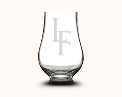 LF Etched Wee Glencairn Dram Bourbon Glass 2.5oz