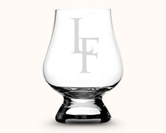 LF Etched Glencairn Bourbon Glass 6.75oz